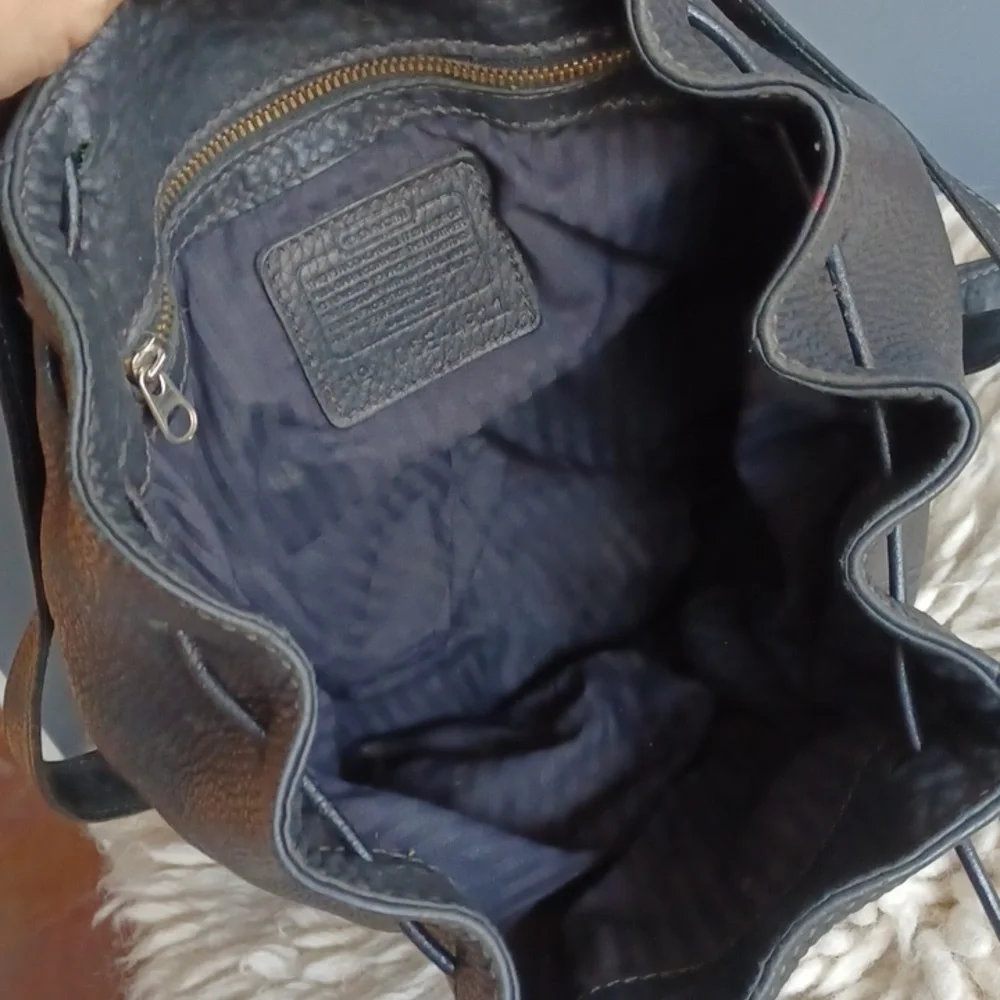 Coach  vintage  leather backpack - Picture 13 of 16